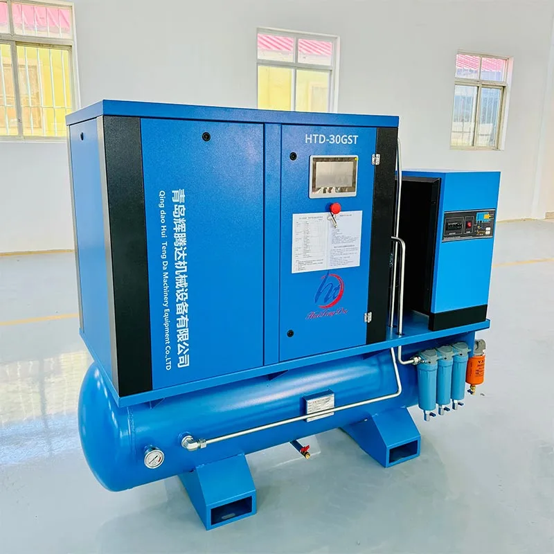 4 az 1-ben 22 kW-os 16 bar légkompresszor