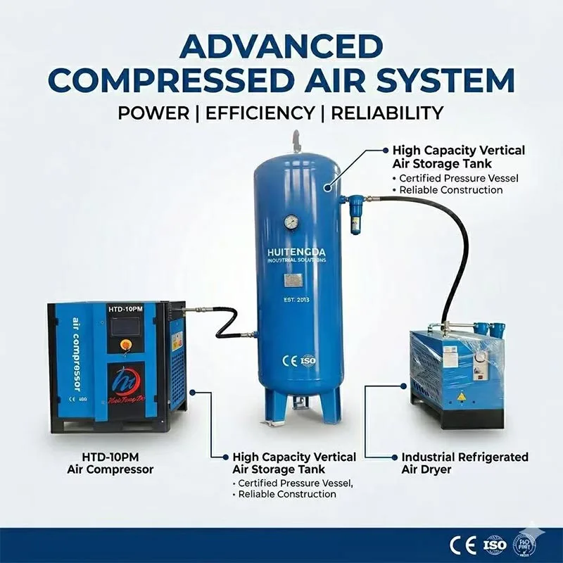 75 LE 380V 50HZ légkompresszor szárítóval